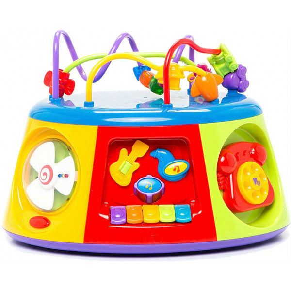 Фото - Игровой центр для малыша Kiddieland Мультицентр (свет, озвуч. укр. яз.) (54932)