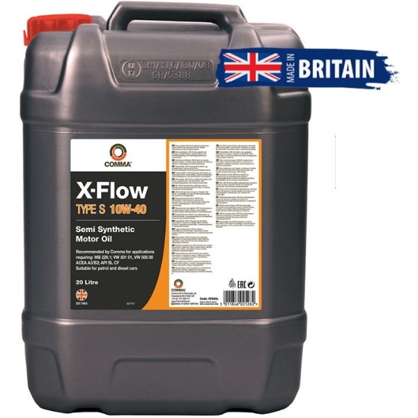 Фото - Масло для авто COMMA X-FLOW TYPE S 10W-40 20л (XFS20L)