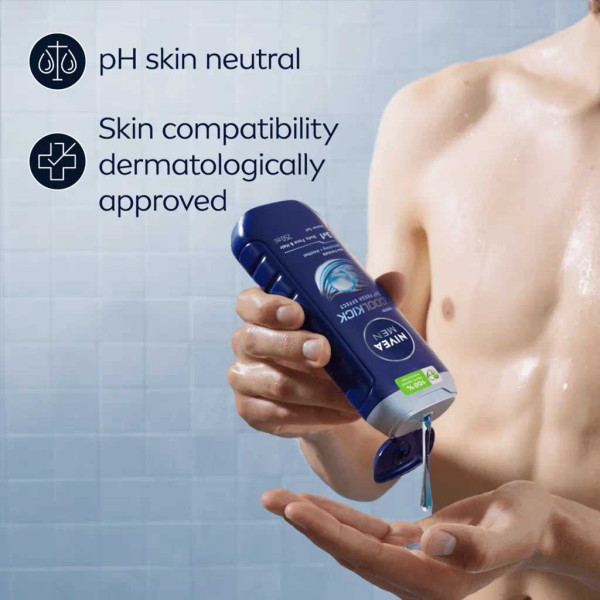 Фото - Гель для душу NIVEA COOL KICK  3в1 250 мл