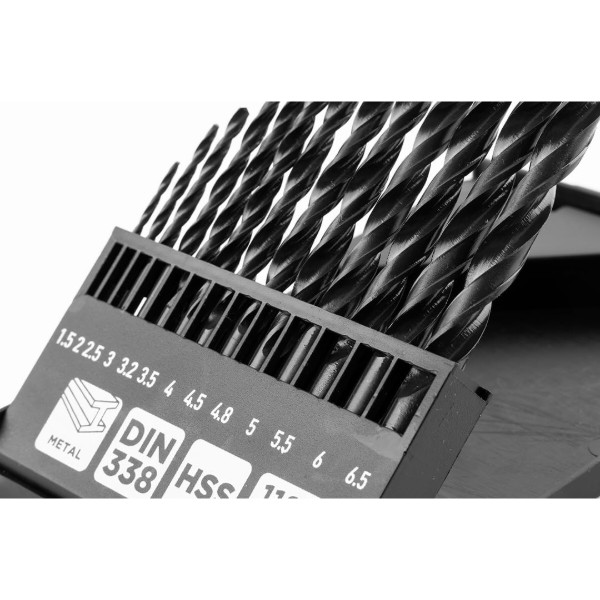 Фото - Набор сверл GRAPHITE HSS 1.5-6.5 мм 13 шт. (54T930)