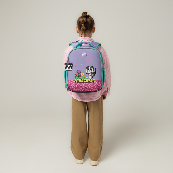 Фото - Рюкзак шкільний YES H-100 Minecraft Pinky (550094)