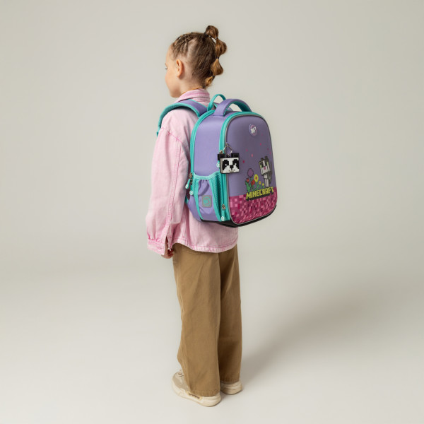 Фото - Рюкзак шкільний YES H-100 Minecraft Pinky (550094)