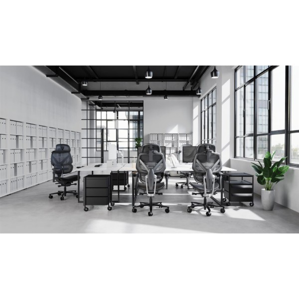 Фото - Крісло для геймерів TX3 Flex Pro Mesh Black (TEGC-3076101.12)
