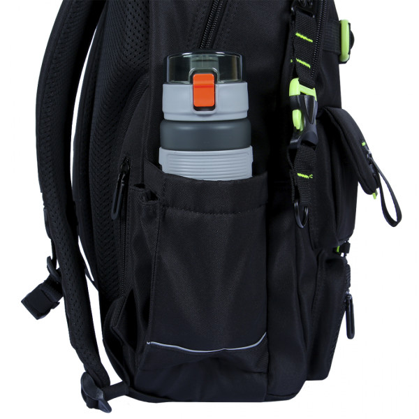 Фото - Рюкзак школьный YES TS-43L Just Black (550480)