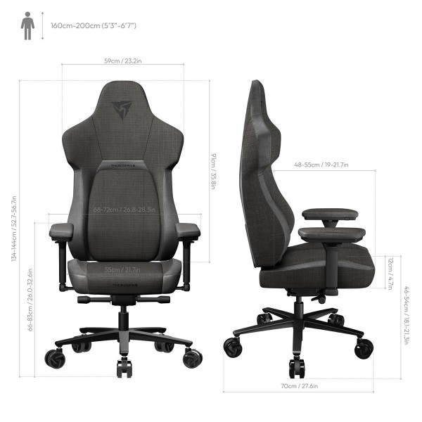 Фото - Крісло для геймерів TX3 Core Loft Black (TEGC-2056101.11)