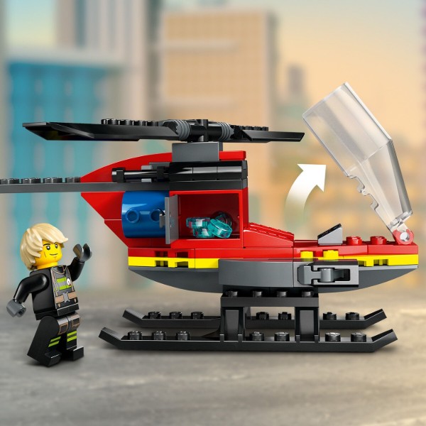 Фото - Конструктор LEGO City Пожарный спасательный вертолет (60411)