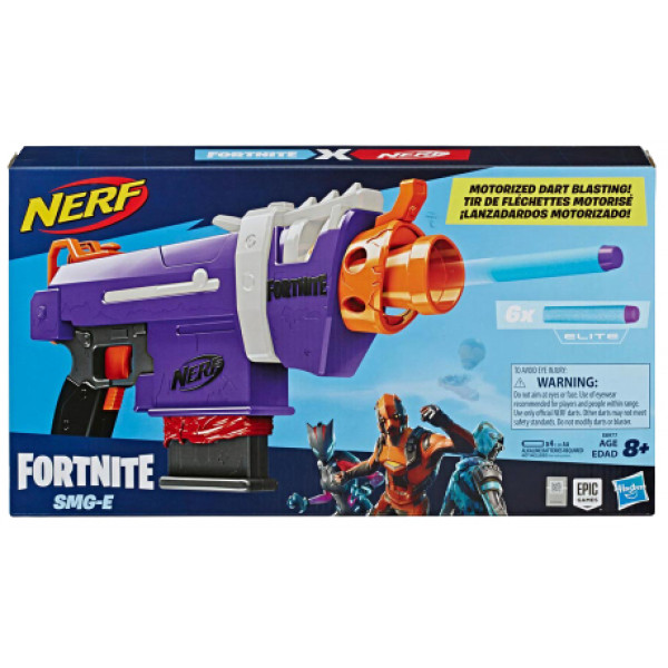 Фото - Бластер багатозарядний Hasbro Nerf Фортнайт СМГ (E8977)