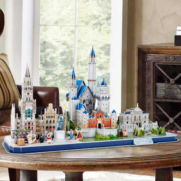 Фото - 3D пазлы Cubic Fun ''City Line Bavaria" (MC267h)