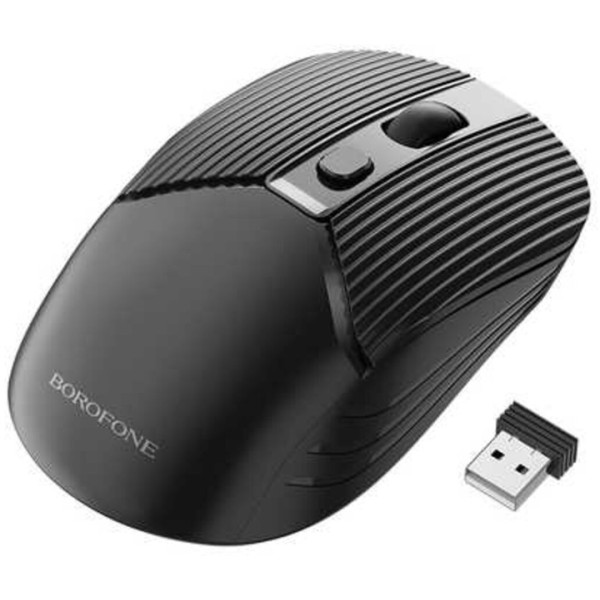 Фото - Миша бездротова BOROFONE BG5 Business wireless mouse Black (6974443382990)