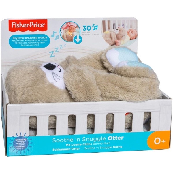 Фото - Нічник дитячий Fisher-Price М'яка іграшка Казкові сни видрьонка (FXC66)