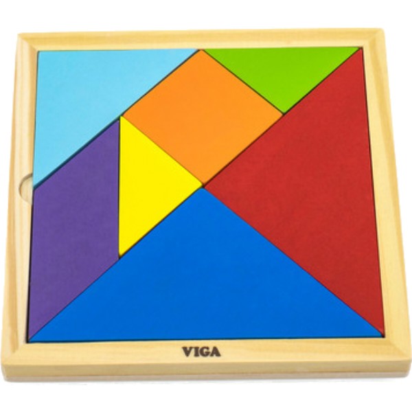 Фото - Настольная игра (5-7 лет) Viga Toys Танграм (55557)
