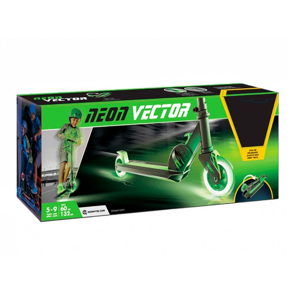 Фото - Двухколёсный самокат Neon Vector Зеленый (N101177)