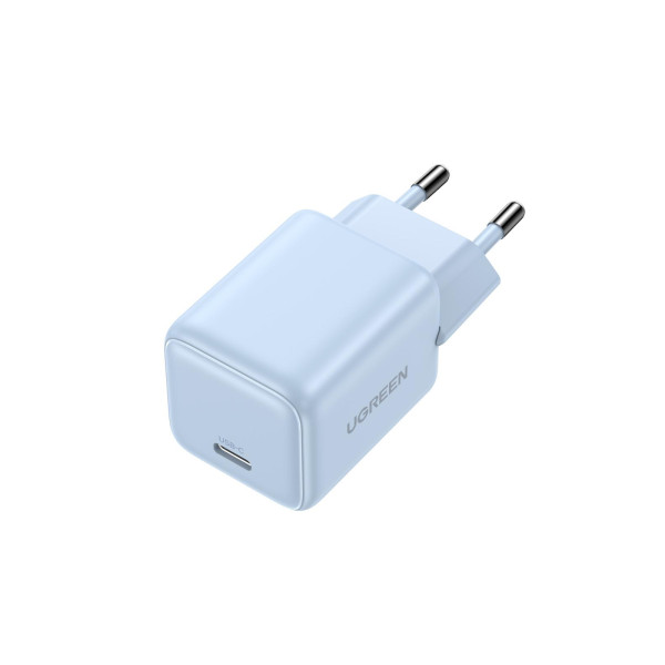 Фото - Мережевий зарядний пристрій UGREEN X512 USB-C 20W PD GaN Fast Charger Blue (55555)