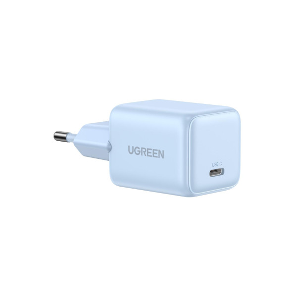 Фото - Мережевий зарядний пристрій UGREEN X512 USB-C 20W PD GaN Fast Charger Blue (55555)