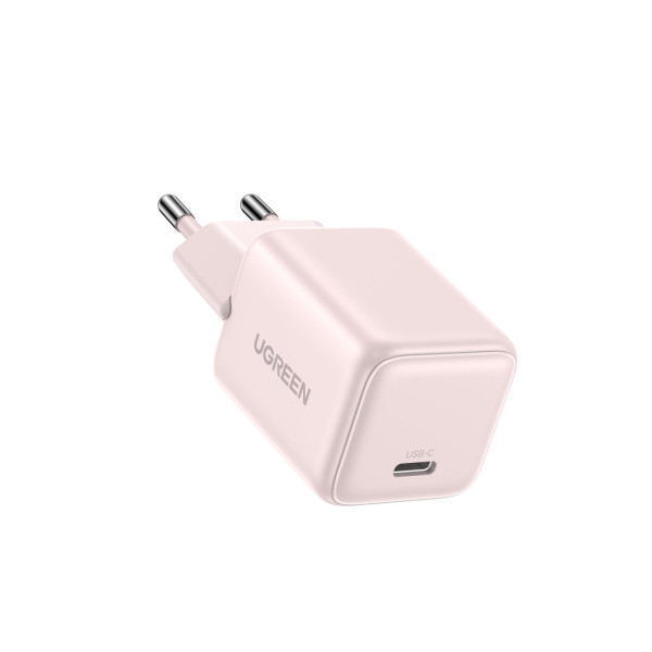 Фото - Мережевий зарядний пристрій UGREEN X512 USB-C 20W PD GaN Fast Charger Pink (55556)