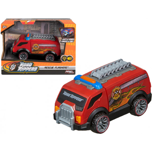 Фото - Наземная спецтехника Road Rippers Пожарная машина со световыми и звуковыми эффектами (20082)