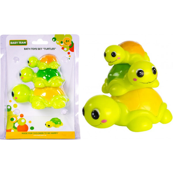 Фото - Игрушка для ванной Baby Team Черепашки (9021)