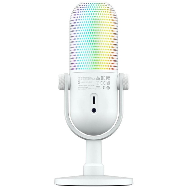 Фото - Мікрофон до комп'ютера дротовий Razer Seiren V3 Chroma White (RZ19-05060200-R3M1)