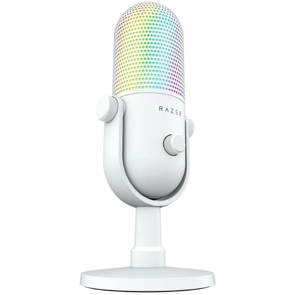 Фото - Мікрофон до комп'ютера дротовий Razer Seiren V3 Chroma White (RZ19-05060200-R3M1)