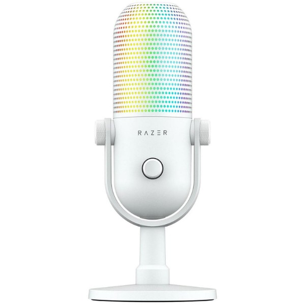 Фото - Мікрофон до комп'ютера дротовий Razer Seiren V3 Chroma White (RZ19-05060200-R3M1) Фото - Мікрофон до комп'ютера дротовий Razer Seiren V3 Chroma White (RZ19-05060200-R3M1)