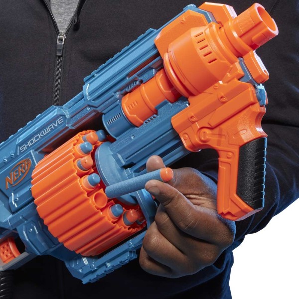 Фото - Бластер многозарядный Hasbro Nerf Elite 2.0 Шоквейв (E9527)