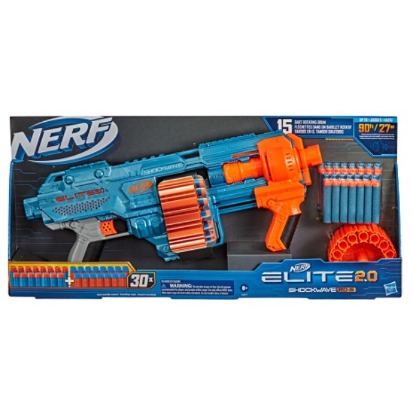 Фото - Бластер многозарядный Hasbro Nerf Elite 2.0 Шоквейв (E9527)