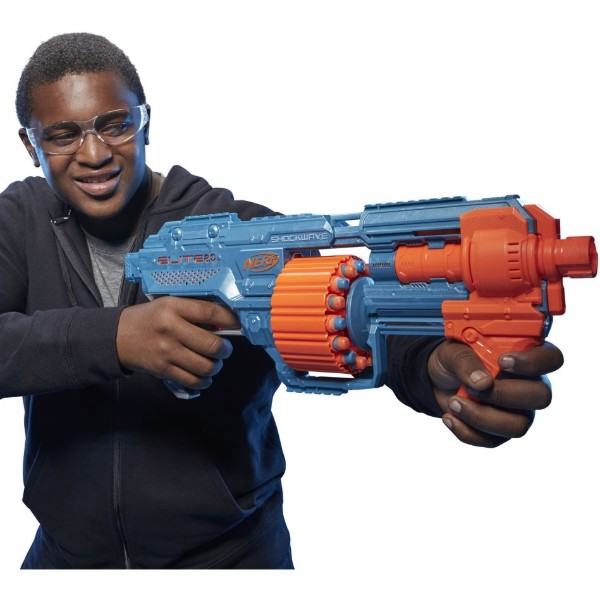 Фото - Бластер многозарядный Hasbro Nerf Elite 2.0 Шоквейв (E9527)