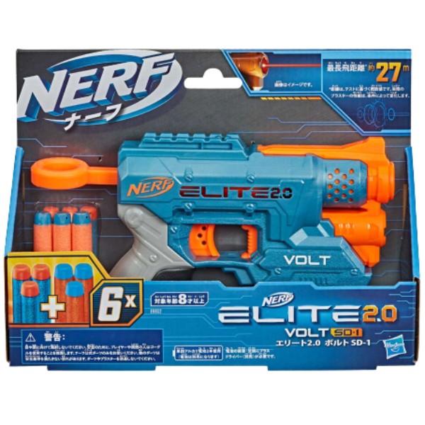 Фото - Бластер однозарядный Hasbro Nerf Elite 2.0 Вольт (E9952)