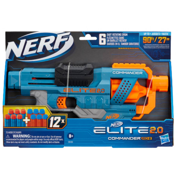 Фото - Бластер багатозарядний Hasbro Nerf Elite 2.0 Коммандер (E9485)