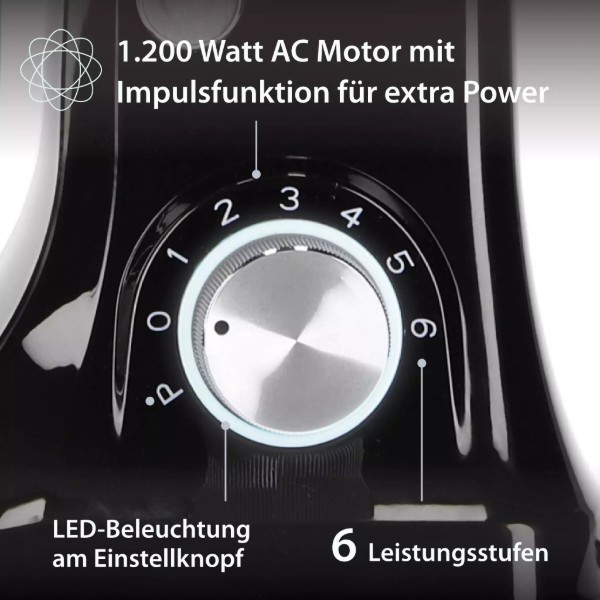 Фото - Планетарный миксер ADE KA 2100-2 Black