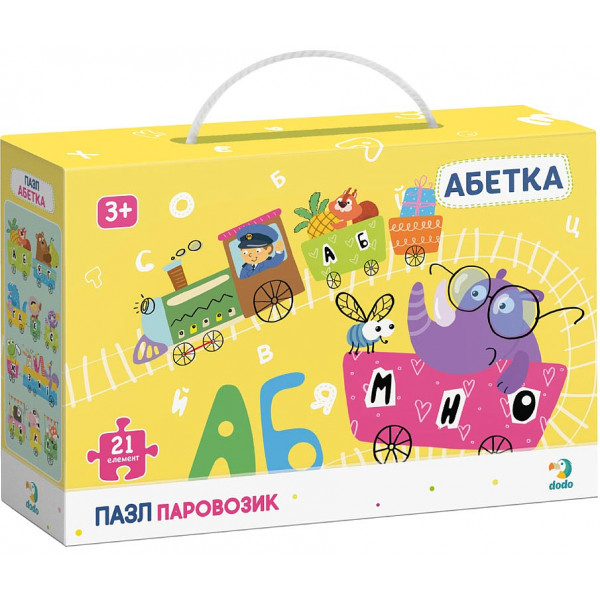 Фото - Пазли (3-4 роки) Dodo Абетка Паровозик (300148)