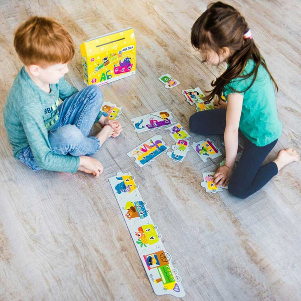 Фото - Пазли (3-4 роки) Dodo Абетка Паровозик (300148)