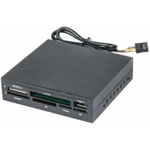 Фото - Кардрідер Gembird 3.5'' Black (FDI2-ALLIN1-02-B)