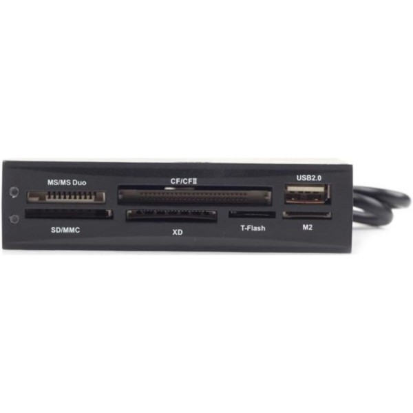 Фото - Кардрідер Gembird 3.5'' Black (FDI2-ALLIN1-02-B)