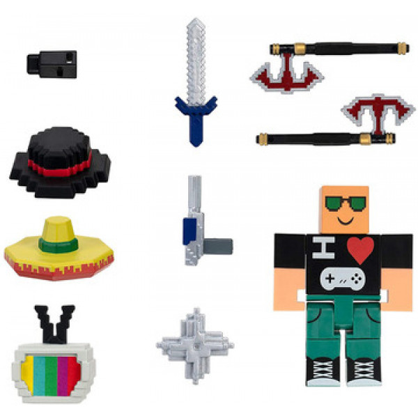 Фото - Коллекционная фигурка Jazwares Roblox Avatar Shop Retro 8-Bit Gamer (ROB0351)