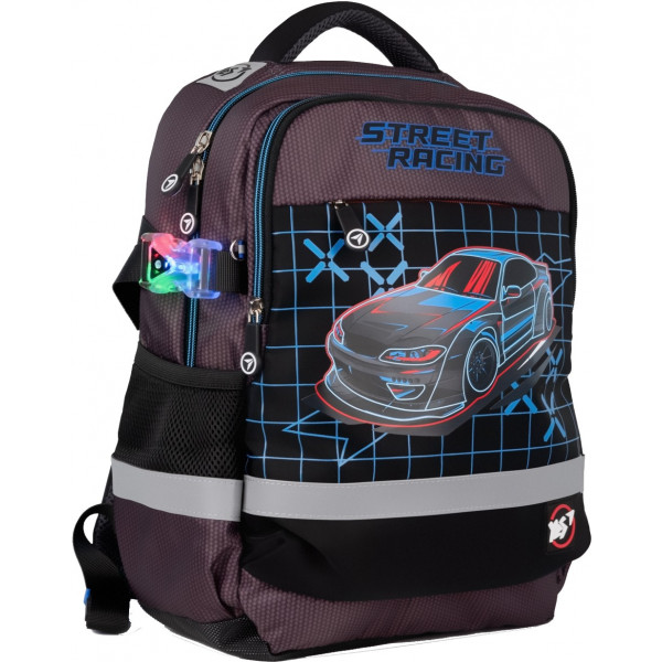 Фото - Рюкзак школьный YES S-52 Ergo Street Racing (559569)