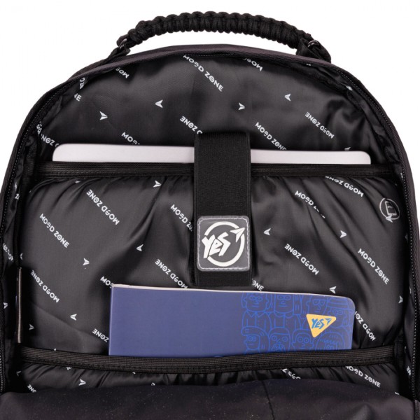 Фото - Рюкзак шкільний YES T-51 Emotions Black (559628)