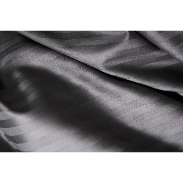 Фото - Пододеяльник полуторный Moon&Star Satin Stripe Stripe Black 143x210 см (MS-870000465)