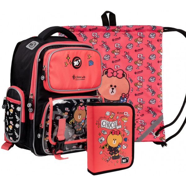 Фото - Рюкзак шкільний YES S-101 Collection Line Friends (559787)