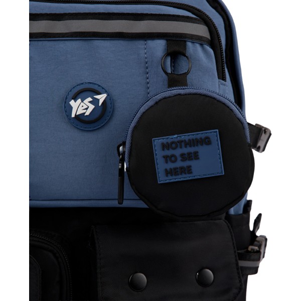 Фото - Рюкзак школьный YES T-107 Blue (559975)