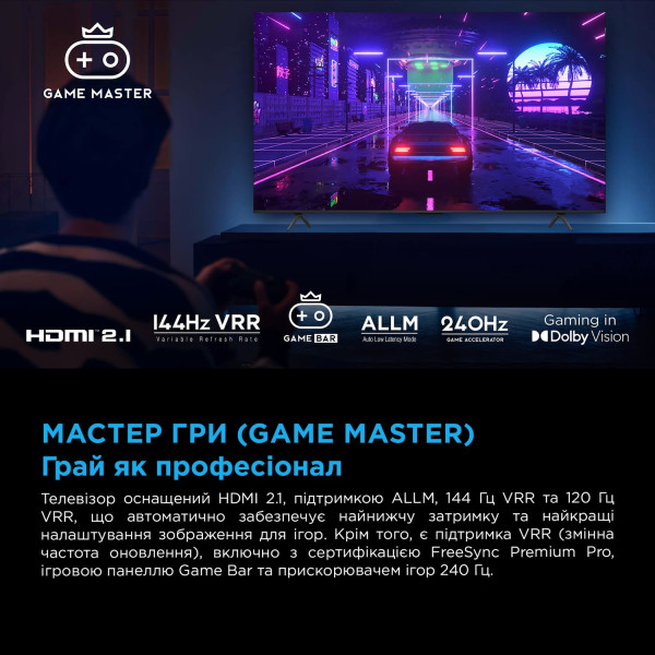 Фото - Телевизор TCL 55C6K