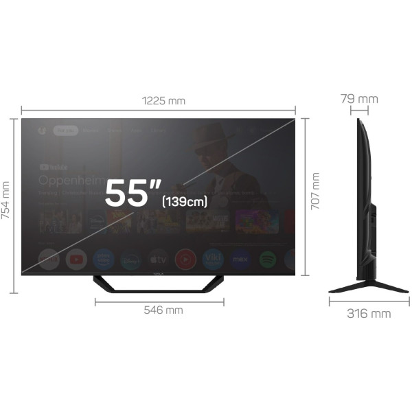 Фото - Телевізор Tesla 55E655BUS