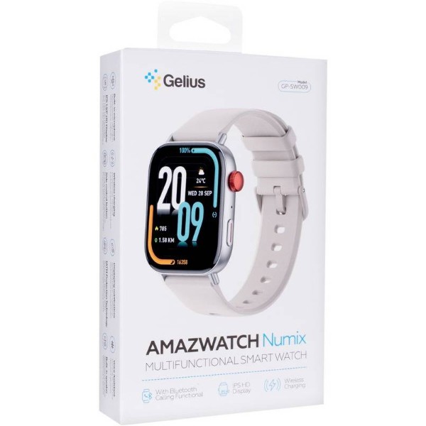 Фото - Смарт-часы Gelius Amazwatch Numix GP-SW009 Silver (99696)