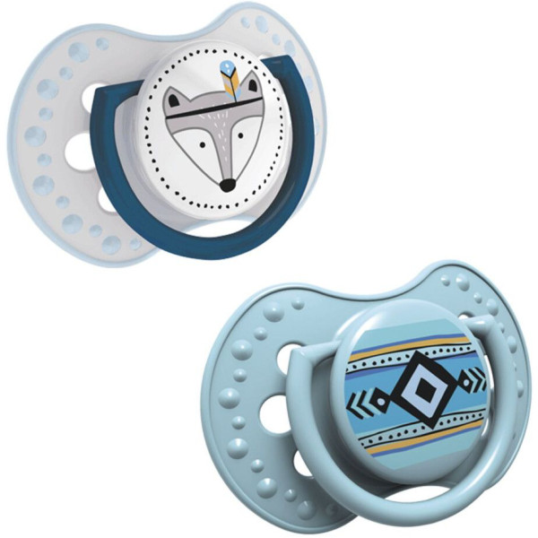 Фото - Динамічна пустушка Lovi 3-6 м-ців 2 шт. Indian summer (22/856boy)