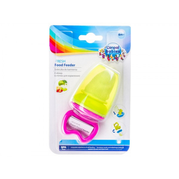 Фото - Ніблер дитячий з сіточкою Canpol babies зелений (56/105_gre)