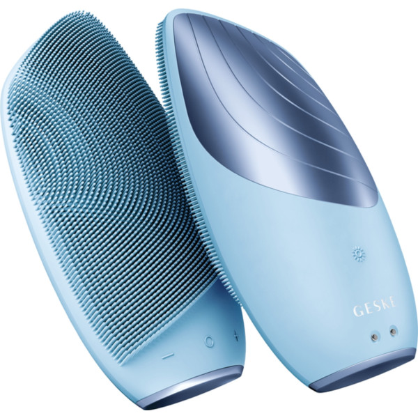 Фото - Щітка для чищення обличчя GESKE Sonic Thermo Facial Brush 6в1 аквамарин (GK000007AQ01)