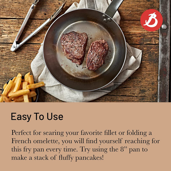 Фото - Сковорода універсальна de Buyer 20 см 5610.20