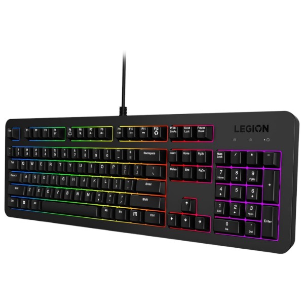 Фото - Клавіатура дротова ігрова Lenovo Legion K310 RGB Gaming Keyboard UA (GY41N91855)