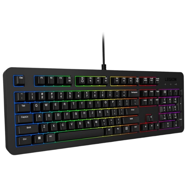 Фото - Клавіатура дротова ігрова Lenovo Legion K310 RGB Gaming Keyboard UA (GY41N91855)