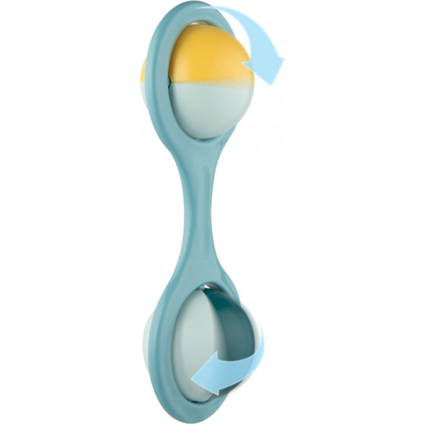 Фото - Брязкальце Canpol babies Штанга з рухомими елементами Бірюзова (56/153_tur)